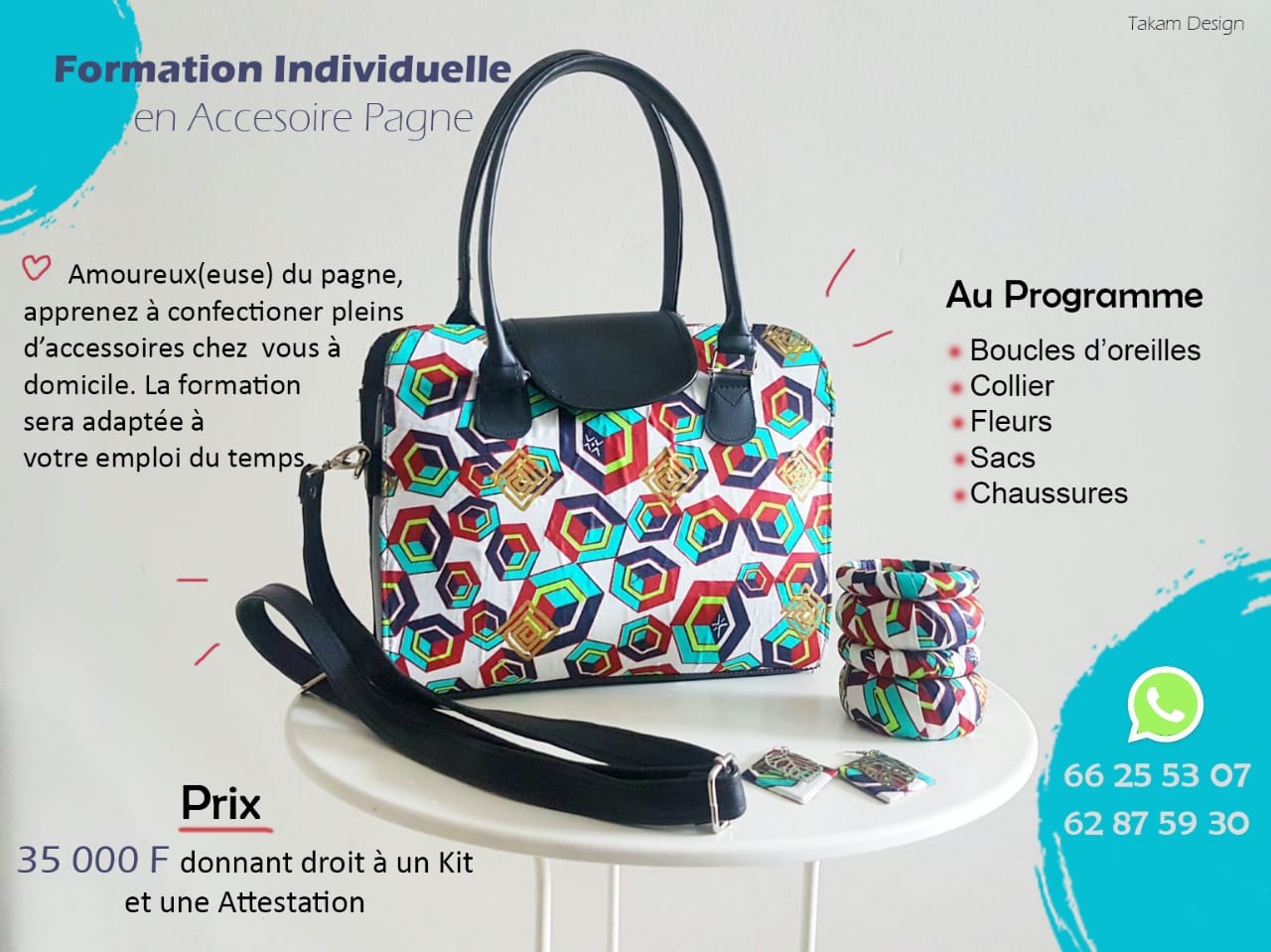 Formation en Accessoires Pagne